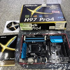 ASRock H97 Pro4 Motherboard ATX Socket 1150 DDR3 Memory Slots Used