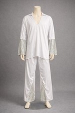 XL Herren Kostüm 70er Flower Power Elvis Presley Pop Star VIP Party Motto 