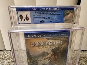 Uncharted: Golden Abyss - Sony PlayStation Vita CGC Graded 9.6 A+ Sealed