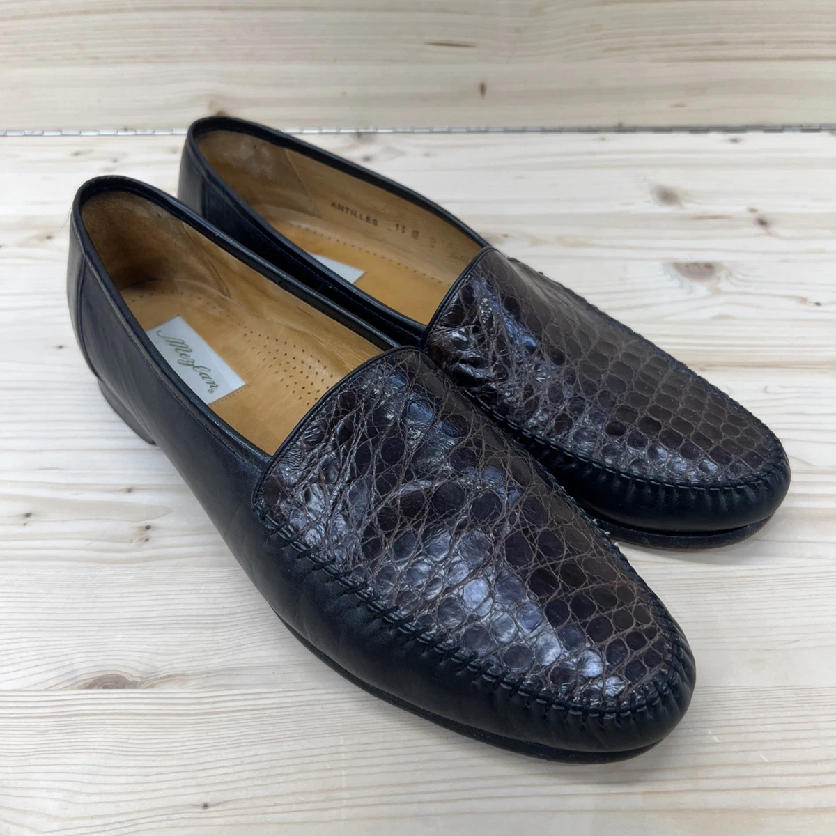 Mezlan Leather Upper Multicolor Dress Shoes for Men for sale  display picture 1