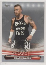 2019 Topps WWE Raw Silver 10/25 Heath Slater #33 3j2