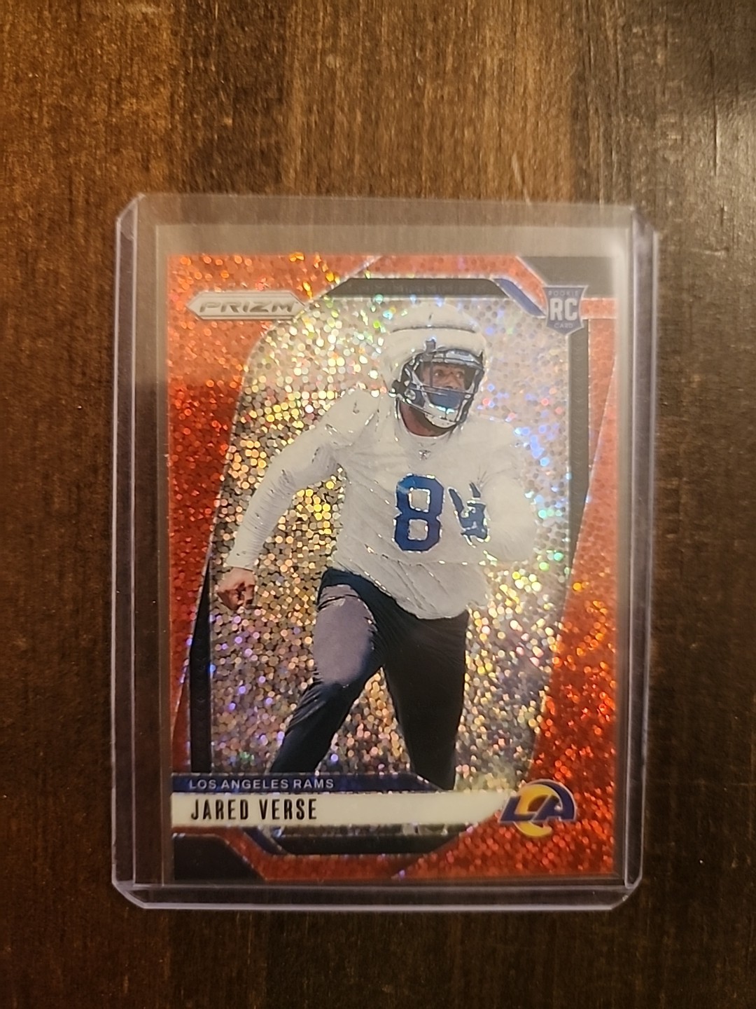 2024 Panini Prizm - Rookies Jared Verse #341 Red Sparkle Prizm (RC)