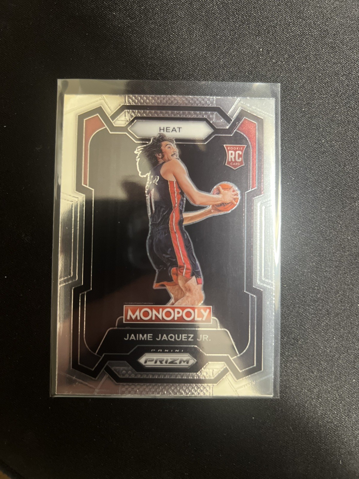 2023-24 Panini Prizm Monopoly Silver Prizm Jaime Jaquez Jr. #48 RC Miami Heat