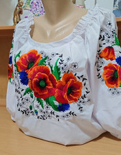 Ukrainisches besticktes Tradition Shirt f&uuml;r Damen Sorochka Vyshyvanka XS S M L XL