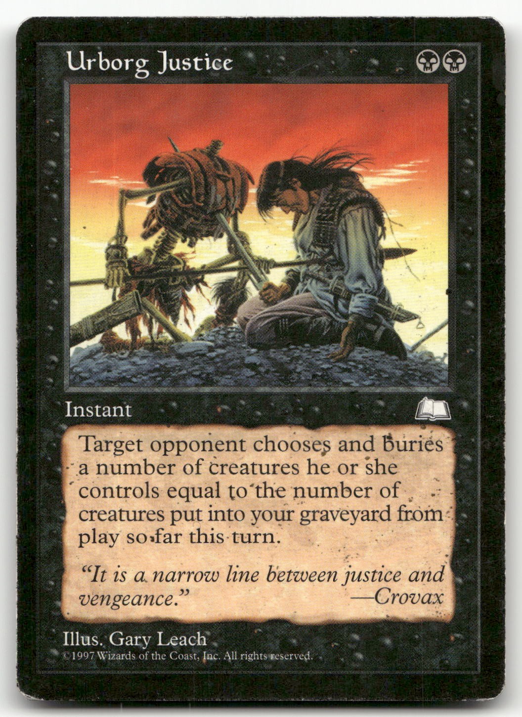 Urborg Justice (HP) Weatherlight WTH Magic MTG