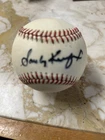 sandy koufax signed “Bart” National League Baseball Read Full Description