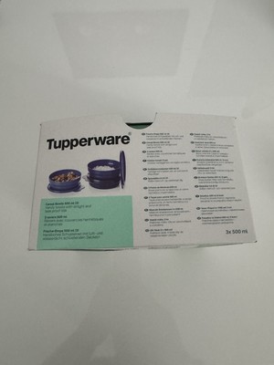 Tupperware Kleine Hitparade Behälter Schüssel Set 3x 300 ml dicht bunt NEU 