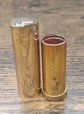Vintage HARRIET HUBBARD AYER New York Gold Color Lipstick Tube Holder Case 