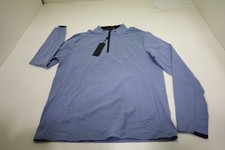 New Greyson Golf Tate 1/4 Zip Pullover Mens Size Medium Cloud 999G 01280781