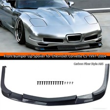 Front Bumper Lip Spltte Kit Carbon Fiber Look Fits 1997-04 Corvette C5 Zr1 Style Front Bumper Lip Spltte Kit Carbon Fiber Look Fits 1997-04 Corvette C5 Zr1 Style