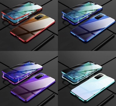 Für Xiaomi Mi 11 5G Magnet Alu Case Hülle Metall Tasche doppelt 360° Schutz-Glas