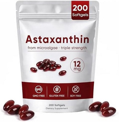 #ad Rovina Astaxanthin Baleno Astaxanthin 12Mg Antioxidant Supplement for Daily Wel $44.69