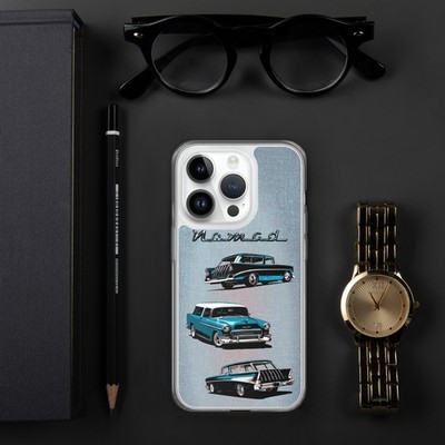 Three Nomads iPhone Case for models 11 thru 14, featuring 55, 56, 57 Nomads