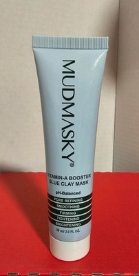 Mudmasky Vitamin A Booster Blue Clay Mask 60 ml 2 oz Full Size NEW