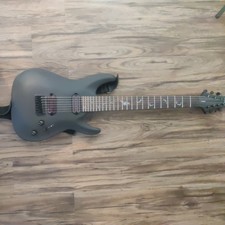 Schecter Damien-7 Guitar Satin Black B-Stock ...