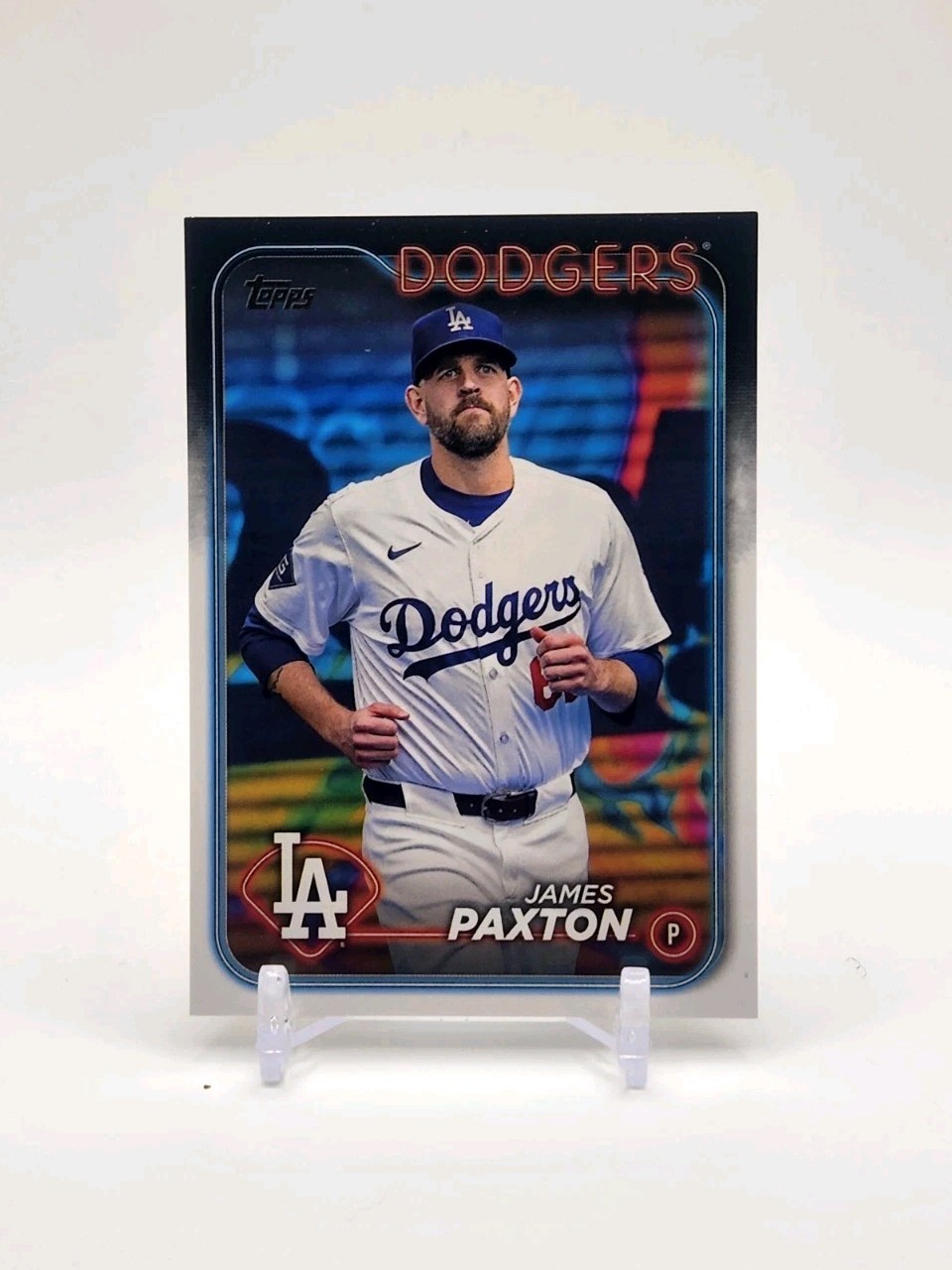 2024 Topps Update James Paxton Dodgers #US27 Golden Mirror Image Variation SSP