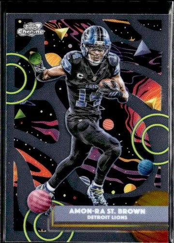 2025 Topps Chrome Cosmic #33 Amon-Ra St. Brown