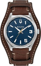 Bulova Marc Anthony Sport Leather Mens Watch
