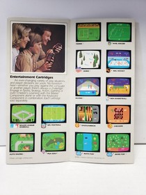 Rare 1980 Mattel Intellivision & Keyboard Retail Color Brochure Pamphlet Catalog
