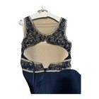 Alyce Designs Navy Blue Romper Sequined Dress Cocktail Prom Size 20 — photo 3