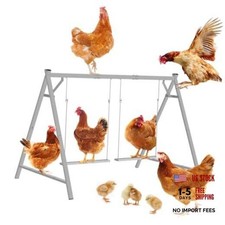 Chicken Roosting Bars Chicken Perch with Swings Chicken Roost Activity Play