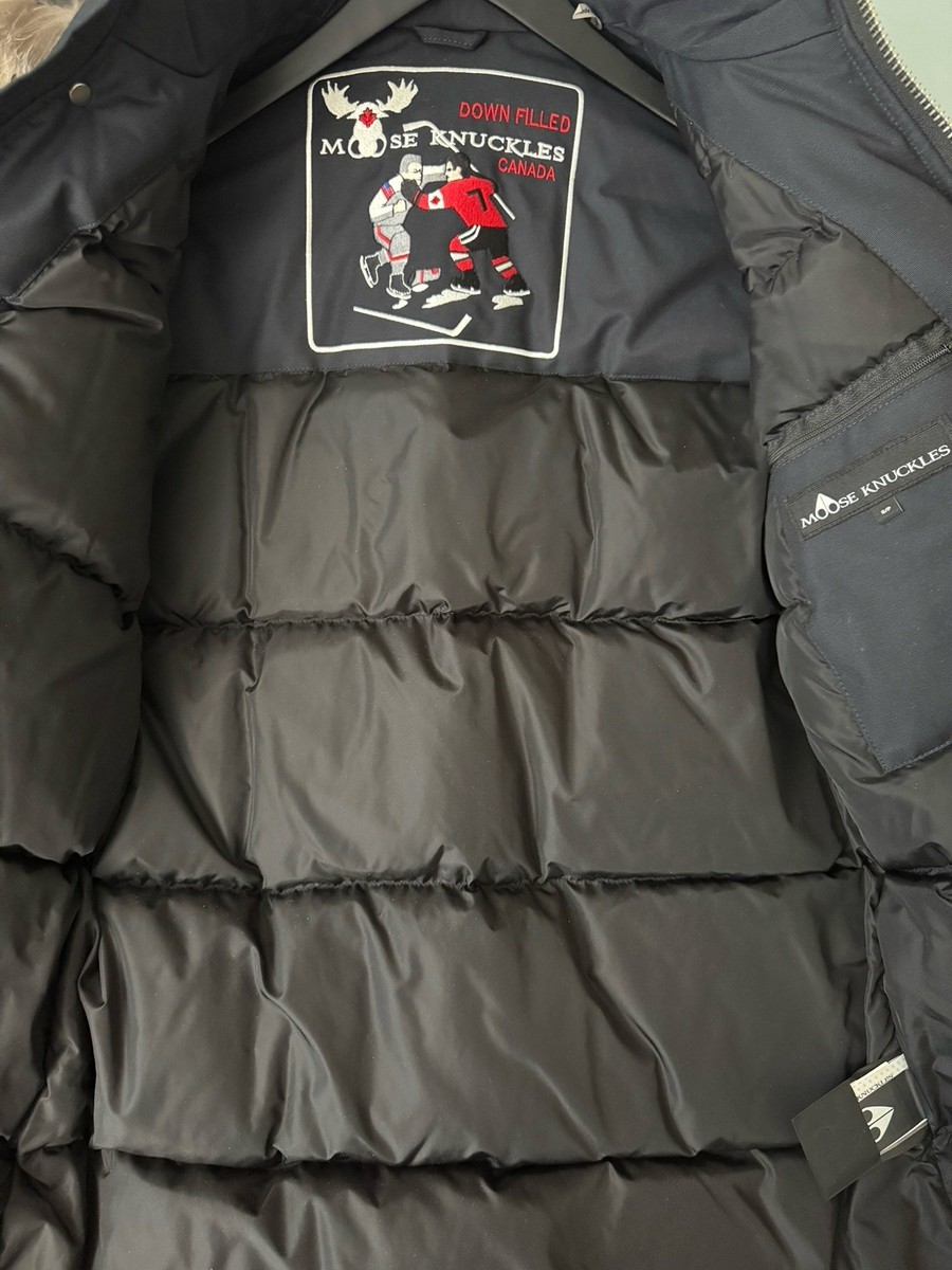 $1650 Moose Knuckles Men's Original Stirling Parka Frost Fox Fur