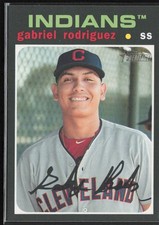 2020 Topps Heritage Minor League Base Gabriel Rodriguez AZL Indians #158