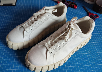 Eytys Odessa Canvas Sneaker weiß Gr. 44