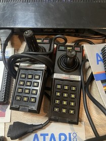 Atari 5200 4 Port Console, Rebuilt Controllers, Power Mod, 9 Games. Fully Tested