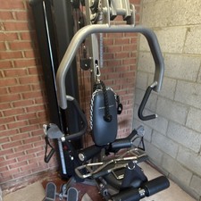 BodyCraft Adjustable Home Gym Multi-Gym Metal Black/Grey w/ Lat Bar Attachments