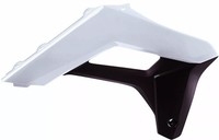 KüHlerabdeckung FüR Sherco Weiß Polisport Sherco Se-R/Sef-R/Se/Sef/Sc/Scf 8424