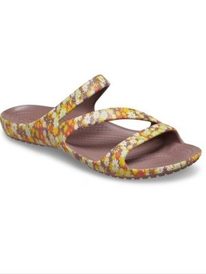 NWT - Crocs Kadee II Retro Floral Slide Sandal - Size W7
