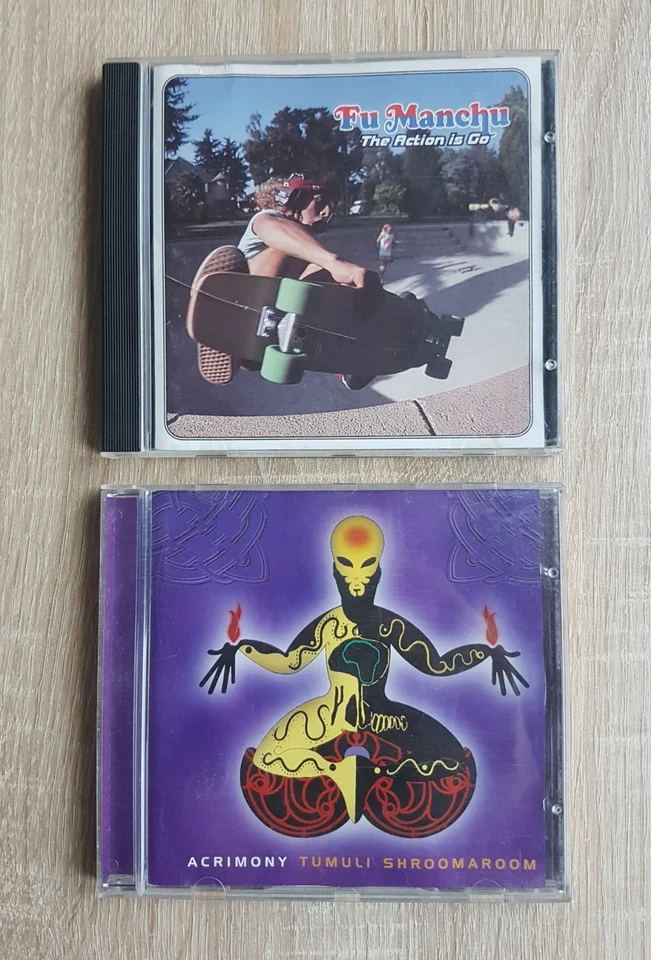2xCD's Fu Manchu & ACRIMONY - Tumuli Shroomaroom & The Action is go - 1Preis!