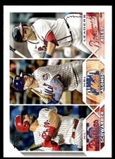 NL HRs Leaders (Kyle Schwarber / Pete Alonso / Austin Riley) 2023 Topps #178
