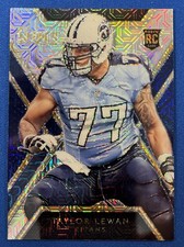 2014 Panini Select Taylor Lewan #105 Rookie Prizm Tennessee Titans Football Card. rookie card picture