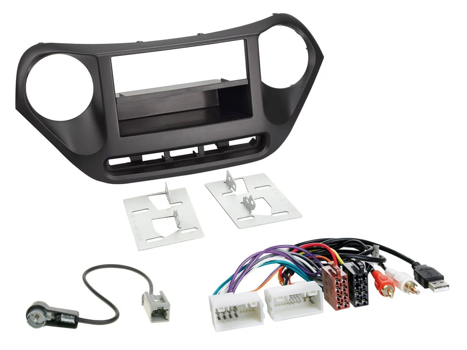 Blaupunkt USB MP3 Bluetooth DAB CD Autoradio für Hyundai i10 (ab 2013) AUX USB - Bild 3 von 4
