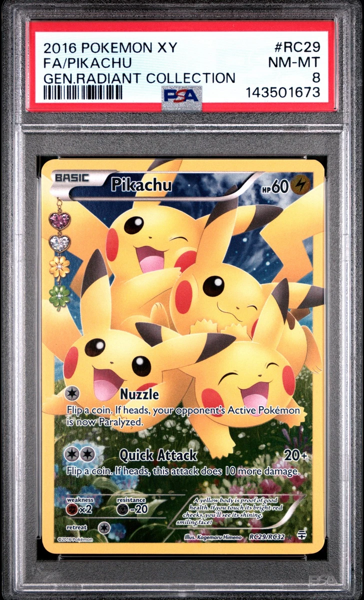 皮卡丘Pokémon TCG XY 个人收藏品纸牌游戏卡英文版| eBay