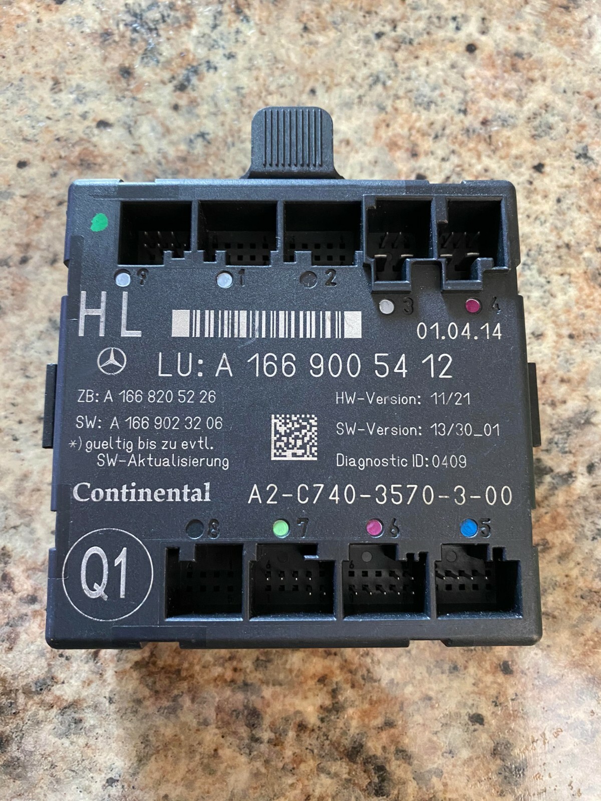 A1669005412 MERCEDES MB W166 Ml Control Unit Door Rear L HL -2 for 