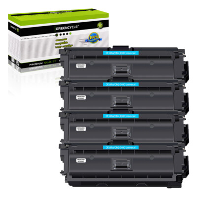 4PK CRG040 Cyan Toner Cartridge Fit for Canon Satera LBP712Ci  i-SENSYS LBP710CX