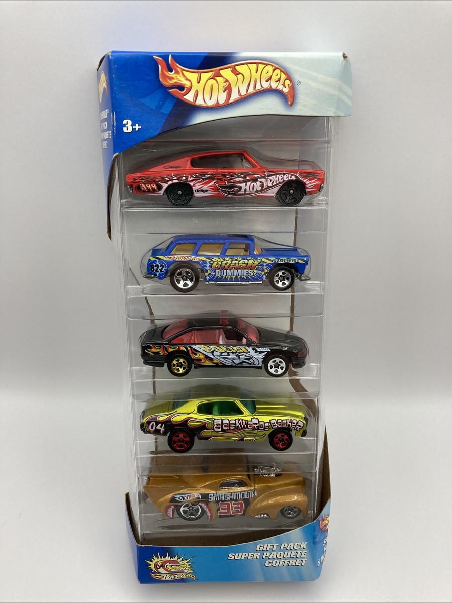 t*5様 100%HOTWHEELS 5台セット Hot Wheels Smashville Gift Pack Super Paquete Coffret 5-Pack 2002