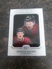 Upper Deck 2019-20 UD Portraits Rookie Rudolfs Balcers Card# P-58