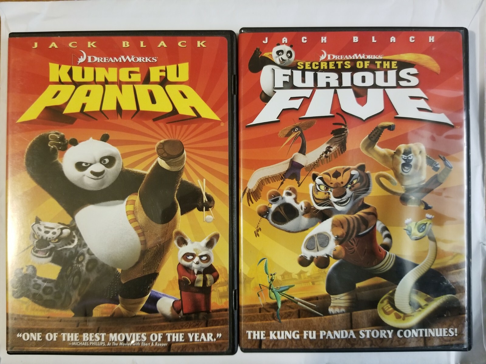 Kung Fu Panda/ Secrets of the Furious Five (DVD, 2008, 2-Disc Set, Widescreen...