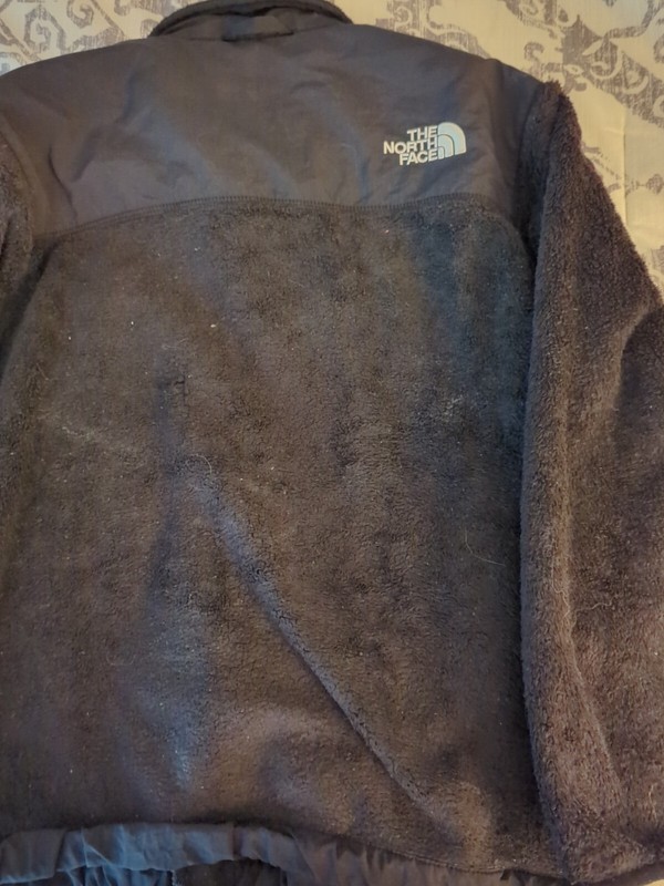 North Face Jacket Youth Medium Black  Fleece Girls