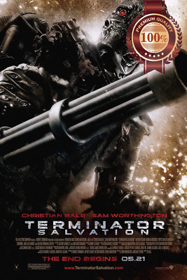 TERMINATOR SALVATION 2009 ORIGINAL MOVIE FILM PRINT PREMIUM POSTER