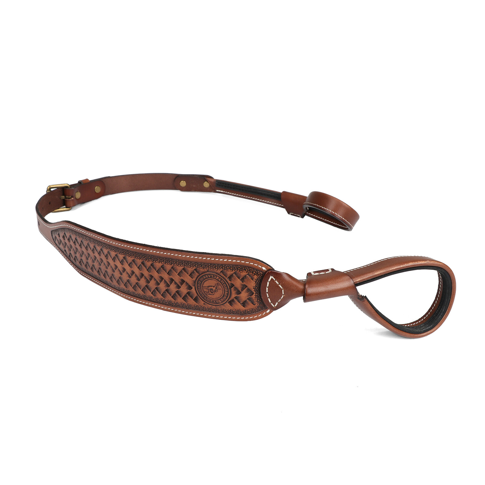 TOURBON Leather NO-Drill Gun Sling Hunting Rifle Shotgun Strap US-Special Offer