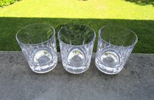 3 Antique Fine Glasses Crystal, Old Fashioned, Style Baccarat Or Saint Louis
