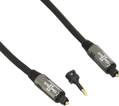 AUDIOTRAK Glass fiber OPTICAL digital cable GlassBlack2plus 1.0m GB2P100 F/S new