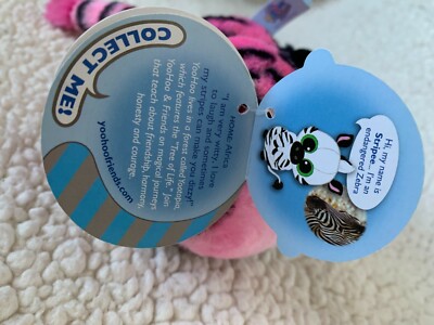 Aurora World YooHoo & Friends Stripee Zebra – 12,5 Cm Kuschelweiches Stofftier