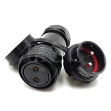 WEIPU SA28 2Pin panel mount waterproof IP67 connector,Aviation power connector