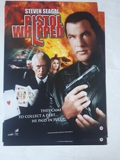 PISTOL WHIPPED STEVEN SEAGAL ORIGINAL POSTER Video Shop DVD 59.2x42cm